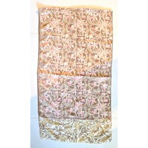 Exquisite 60" x 17" Silk Scarf - Exclusively Made for The Met, Pink Floral Print